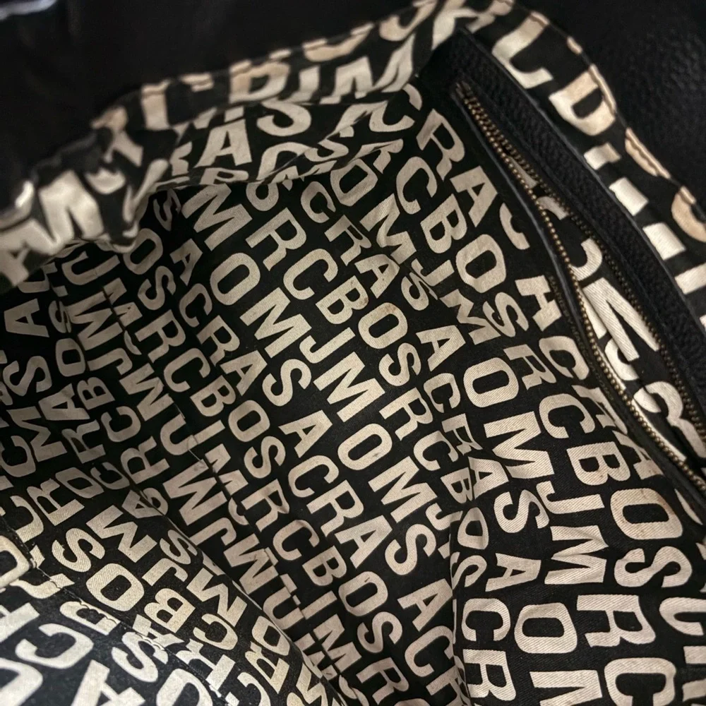 Marc by Marc Jacobs Black Leather Classic Q Shopgirl Tote